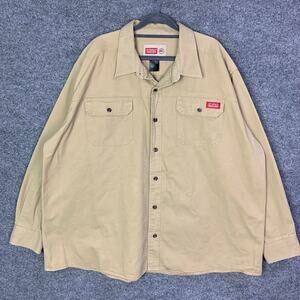 Stormy Kromer The Twill Shirt – Men’s Long Sleeve Button Down Shirt Cotton 3XL